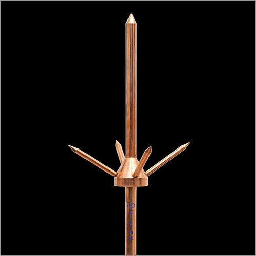 Copper Lighting Arrester Earthing Rod Copper Thickness: 2-3 Millimeter (Mm)