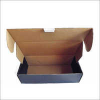 Rectangular Brown Corrugated Cardboard Box
