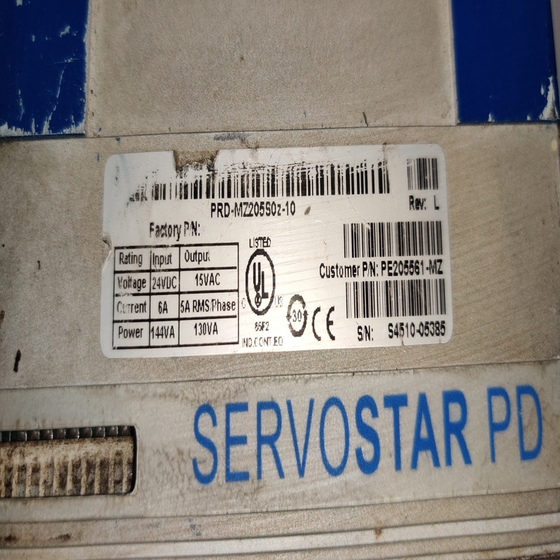 KOLLMORGEN PRD-MZ205S0Z-10 SERVO CONTROLLER