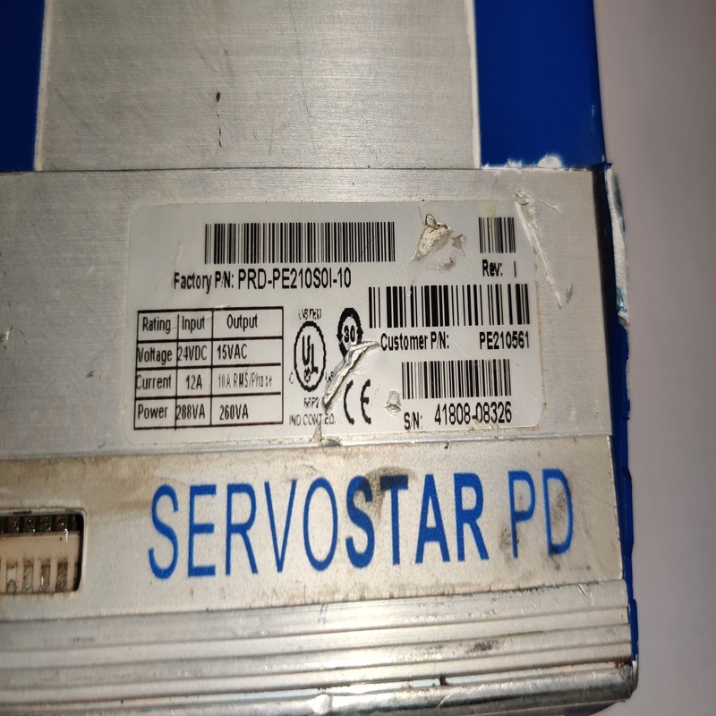 KOLLMORGEN PRD-PE210S0I-10 SERVO CONTROL
