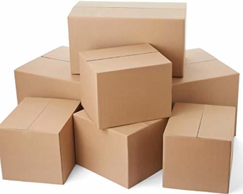 Box Brother 3 ply Brown Corrugated Packing Boxes Size Length 4.5 inch Width 4.5 inch Height 2 inch