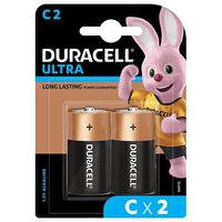 Duracell Ultra Alkaline C Battery 2 Pcs Nominal Voltage: 1.5 Volt (v)