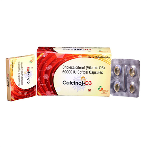 Chloecalciferol (Vitamin D3) 6000 IU Softgel Capsules