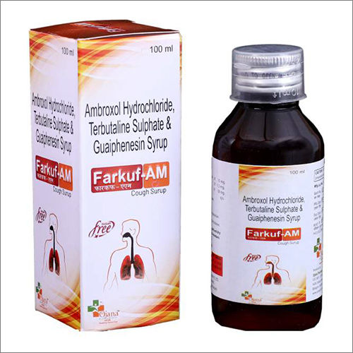 Ammbroxol Hydrochloride Terbutaline Sulphate And Guaiphenesin Syrup General Medicines