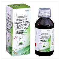 Bromhexine Hydrochloride Terbutaline Sulphate Guaiphenesin And Menthol Syrup