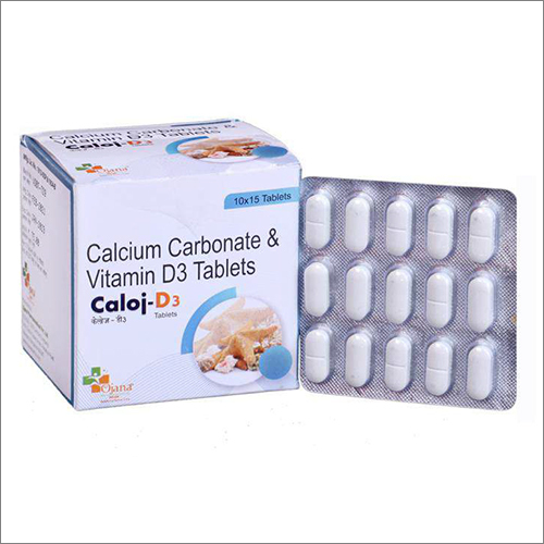 Calcium Carbonate And Vitamin D3 Tablets 