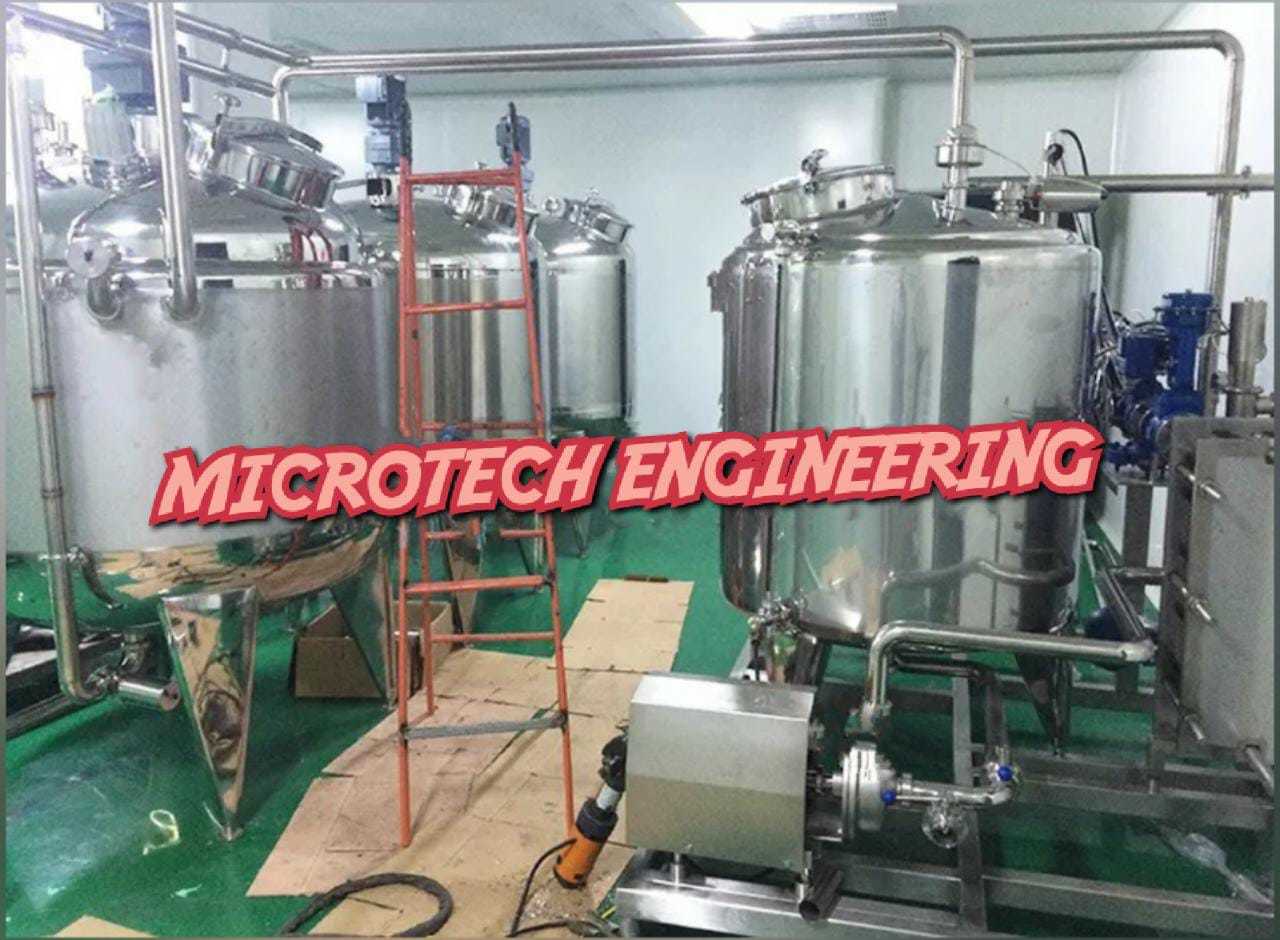 Non dairy whip cream processing plant