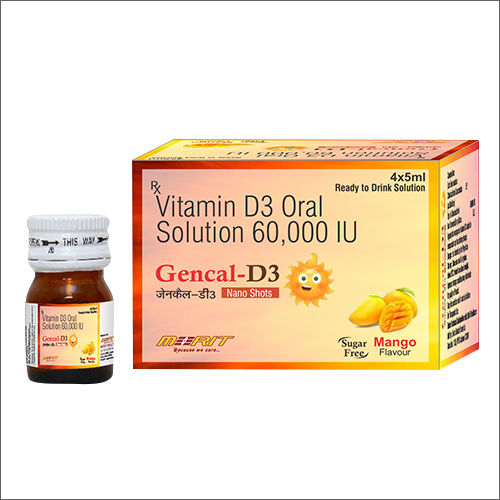 Vitamin D3 Oral Solution 60000 Iu General Medicines