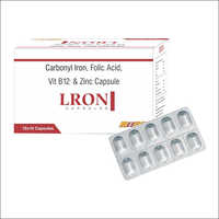 Carbonyl Iron Folic Acid Vitamin B12 And Zinc Capsules