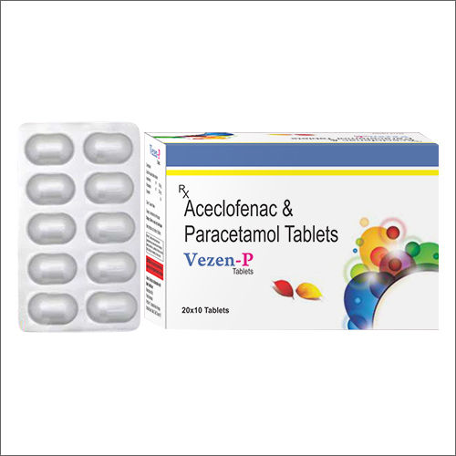 Aceclofenac And Paracetamol Tablets