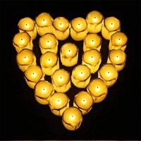 Acrylic Plastic LED Tea Light Candle