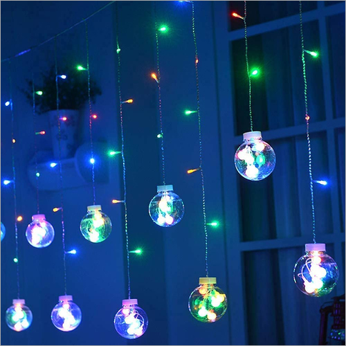 Wish Ball Curtains String with 8 Flashing Modes Plug Sourced LED Lights