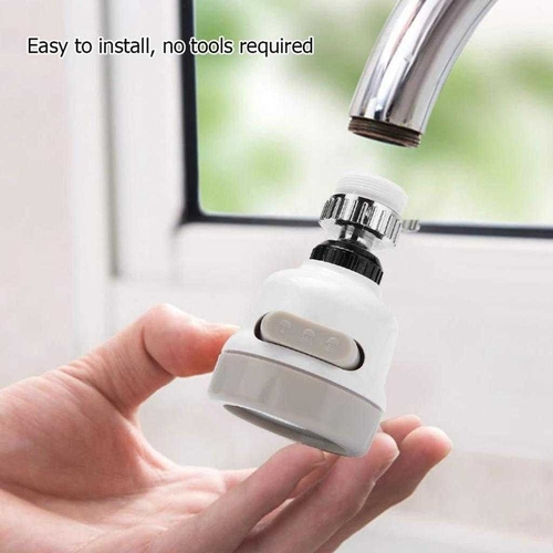 Rotatable Splash Proof 3 Modes Water Saving Nozzle Filter Faucet Sprayer By SWEET HOME SALES AGENCY
