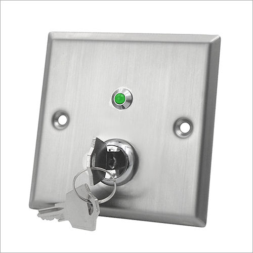 Override Key Switch with LED and Tamper