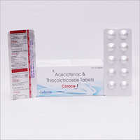 Aceclofenac  Thiocolchicoside Tablets