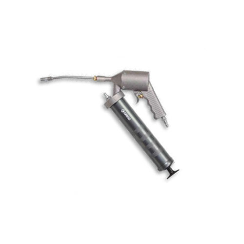 Air Operated Grease Gun - 40:1 Pressure Ratio, 500 Gms Capacity With Rigid Steel Extension And 4 Jaw Coupler