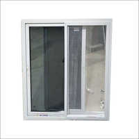 Upvc Glass Door - 6 Feet High, 2-3 Feet Wide | White Sliding Toughened Glass, Polished Finish