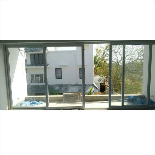 White Upvc French Sliding Door