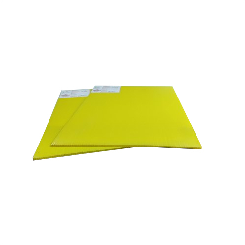 Yellow Tile Protection Pp Corrugated Sheet