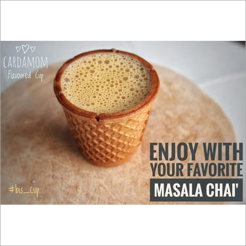 Edible Cardamom Flavour Cup