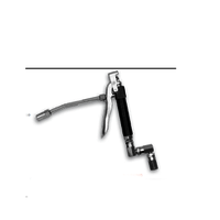 Grease Control Valve Professional - Stainless Steel, Compact Size, Black And Silver | Precision Flow Control, Ergonomic Handle, Manual Operation