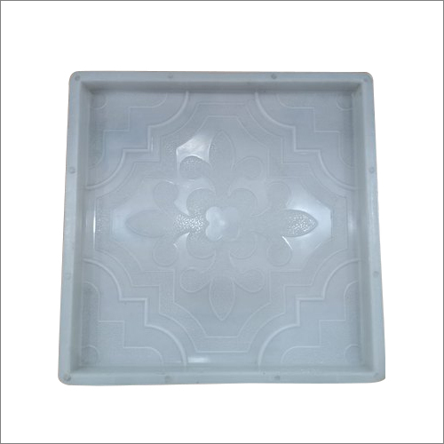 Flower Design Plastic Square Tile Mould 