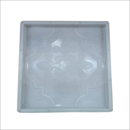 Flower Design Plastic Square Tile Mould