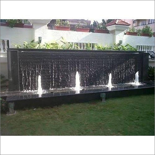 Black Outdoor Fountain