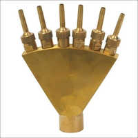 Golden Brass Finger Jet Fountains