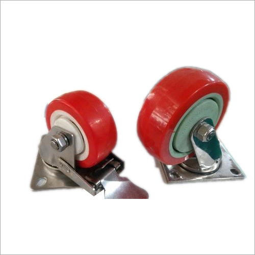 Red Ss Caster Wheel