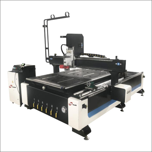 VR CNC Router With Rotary Machine