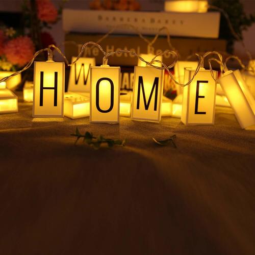 20 Led Letter Light Box String with 96 Letters Numbers Symbols Free Combination DIY Letter
