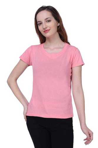 SEMANTIC WOMEN'S HALF SLEEVE COTTON T-SHIRT
