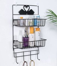 Iron Storage Shelves Display Racks Home Decor Floating Wall Shelves Wall Shelf Rack Wall Storage Basket