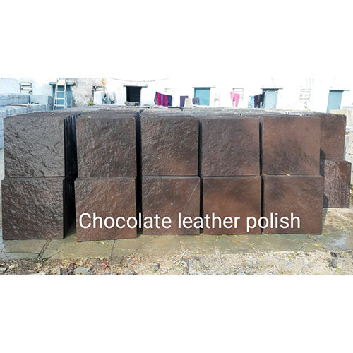 Chocolate Leather Polish Stone