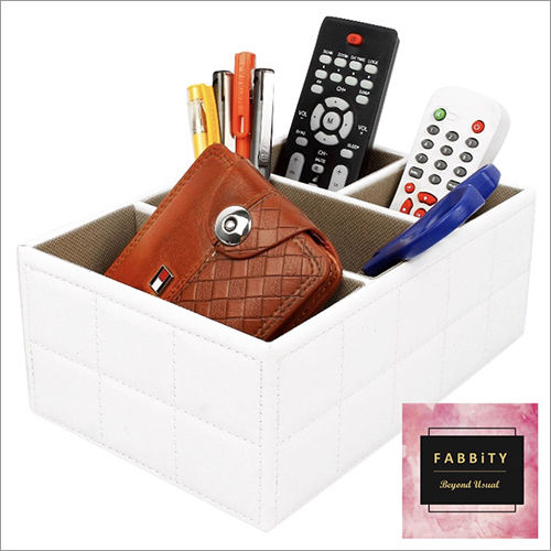 White Desk Organiser