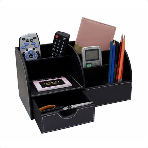 Black Desk Organiser