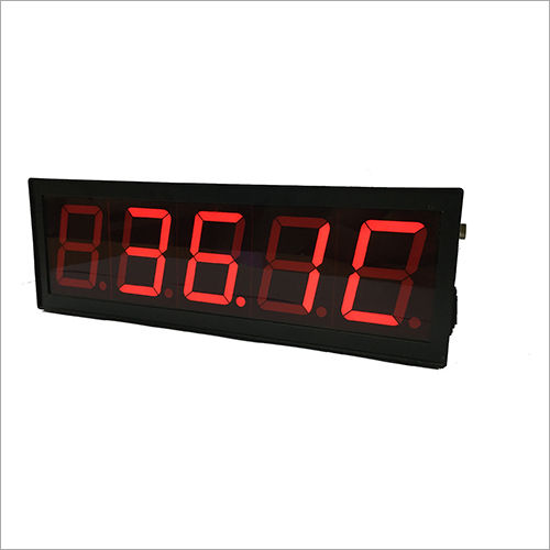 Temperature And Humidity Display - Color: Black