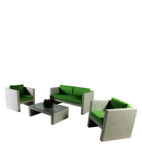 OUTDOOR SOFA SET(WHITE)