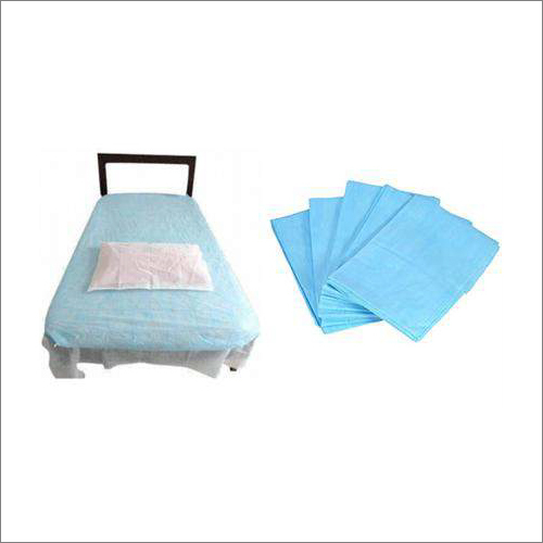 Non Woven Disposable White Bed Sheet With Pillow Cover