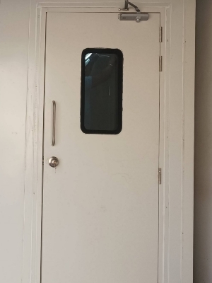 Off White Sliding Puf Insulated Door