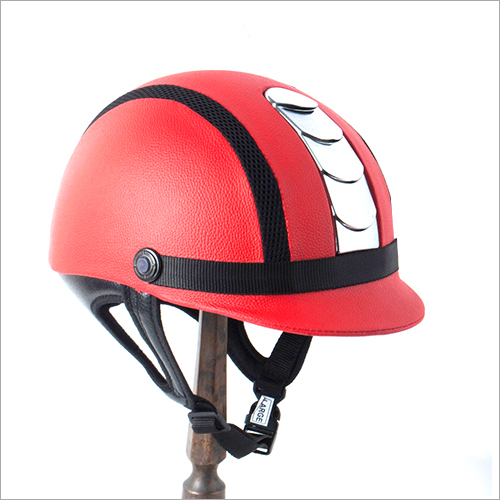 Red Horse Riding Helmet (Challenger)
