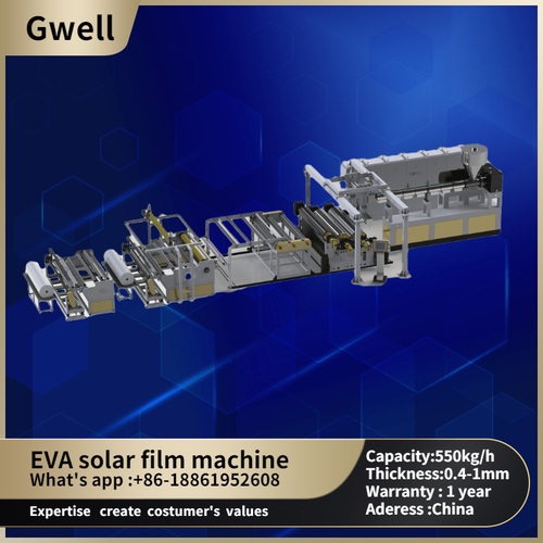 EVA  solar hot melt adhesive plastic film sheet Extrusion machine