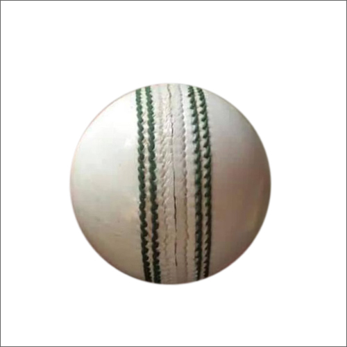White Leather Ball By BHATIA & SONS