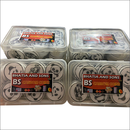 4mm White Color Face Carrom Sticker