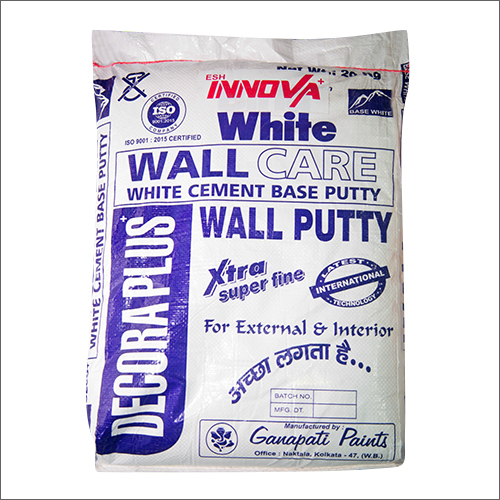 20kg White Cement Base Putty for Interior and Exterior