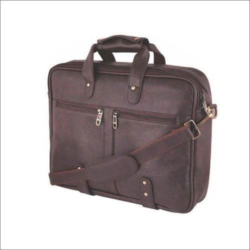 Handled Leather Executive Bag By ALPHA ADVERTISING CO.