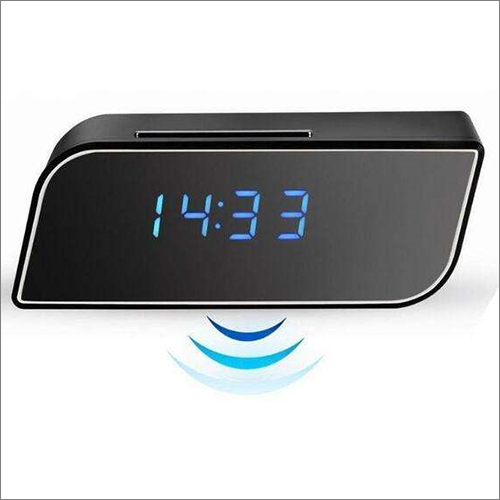 Table Clock With Spy Camera Application: Indoor
