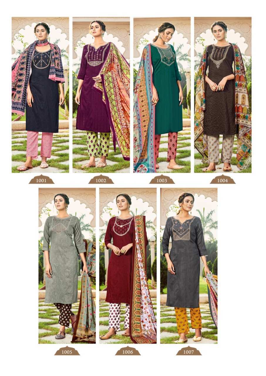 Aarohi Designer Rayon Kurti With Pant Catalogue