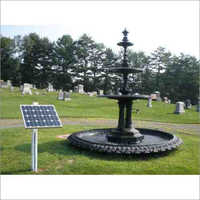 Black Solar Fountain